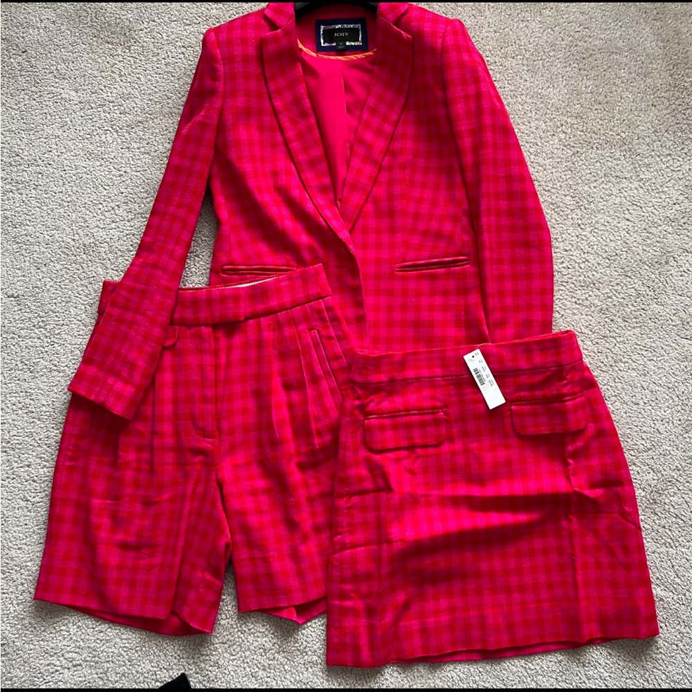 NWOT JCrew Summer suit ensemble, all size 0